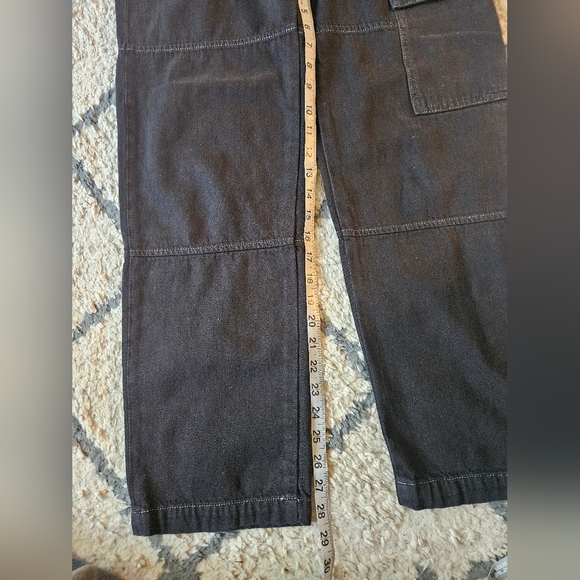 Reformation Soft Cotton Cargo Style Straight Leg Pant Size 25 - Picture 2 of 7